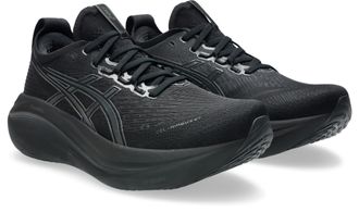 Asics Laufschuh ASICS GEL-NIMBUS 27, Herren, Gr. 41,5, schwarz (schwarz, graphite grau), Textil, Schuhe Laufschuh