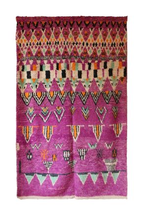 AFK Living Alfombra bereber marroqu&iacute; de pura lana 197 x 304 cm