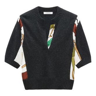 Dorothee Schumacher Pullover Foulard Statements - - Knitwear - Donna - Grigio - M