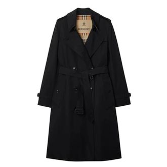 Burberry Dames, Mantels, Zwart, Maat: XS