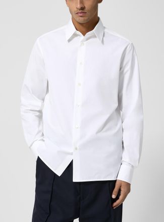 Lanvin Mens Polished poplin solid shirt