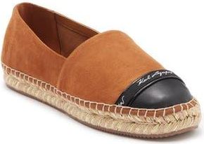 Karl Lagerfeld Montella Espadrille Flat in Tan/Black at Nordstrom Rack, Size 9.5