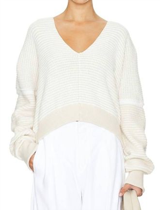 Free People Womens Wtf Into You Tee In Oatmilk