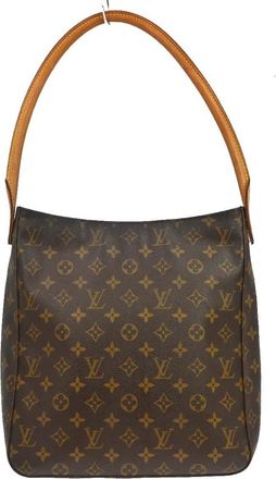 Louis Vuitton Looping Monogram Canvas Brown Canvas Handbag (Pre-Owned)