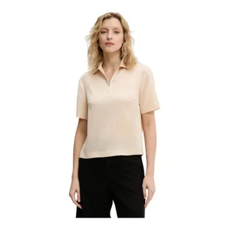 Remain Overhemden, Dames, Beige, M, Polyester, Blouse