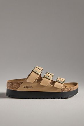 Birkenstock Papillio by Birkenstock Florida Flex Platform Triple-Strap Sandals