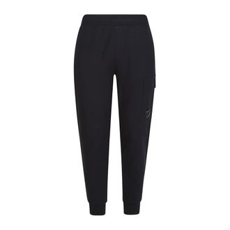 C.P. Company Sweatpants, male, Blue, Size: 2XL Diagonal Raised Fleece Track Pants