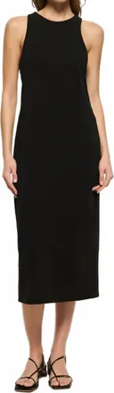 Nation Ltd Dani Tank Dress In Jet Black