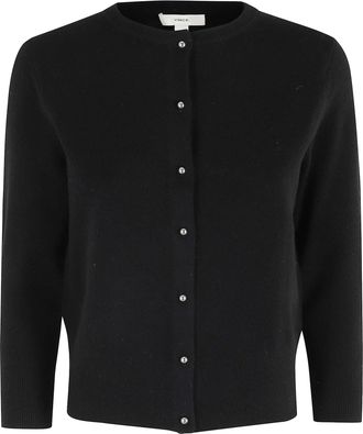 Vince Metal Button Cardigan