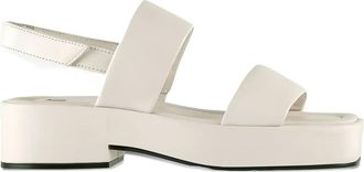 Högl Lola slingback sandalen met blokhak - Wit