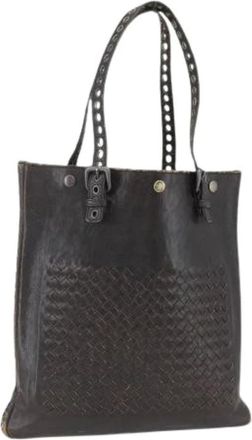 Bottega Veneta Pre-owned Tote Bags, female, Brown, Size: ONE SIZE Pre-owned Vintage Tote Bag