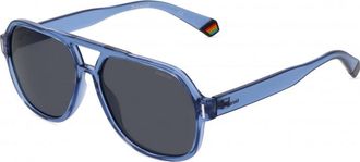Polaroid Womens PLD-6193-S-PJPF7M9 PLD 6193 57 S PJPF7M9 Sunglasses - Blue - One Size