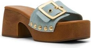 Madden Girl Woodland Slide Sandal in Denim at Nordstrom Rack, Size 8.5