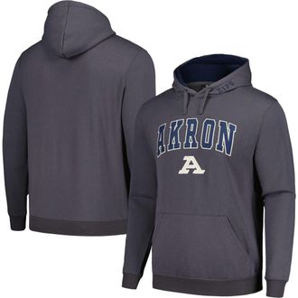 Colosseum Mens Colosseum Charcoal Akron Zips Arch and Logo Pullover Hoodie at Nordstrom, Size Small