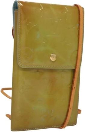 Louis Vuitton Tweedehands leren portemonnees - Dames - Vintage Schoudertas - Groen - ONE Size - Leer - Vintage