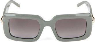 Furla Womens Sunglasses Glossy Khaki Green Acetate Eyewear
