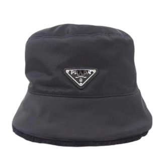 Prada Pre-owned Cappello in Sheepskin Re-Nylon - - Pre-owned - Donna - Nero - ONE SIZE