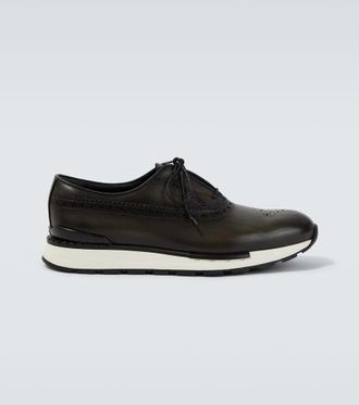 Berluti Fast Track leather sneakers