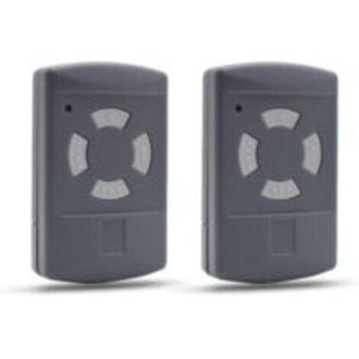 OEM Control Remoto Compatible Para Puertas De Garaje Hormann 40.685mhz Hse2 Hsm4 Hsm2 Hse4 Hs2 Hs4 Bot&oacute;n Gris (paquete De 2) - Crezuo
