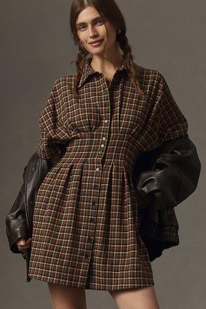 Exquise The Tobie Mini Shirt Dress by Exquise