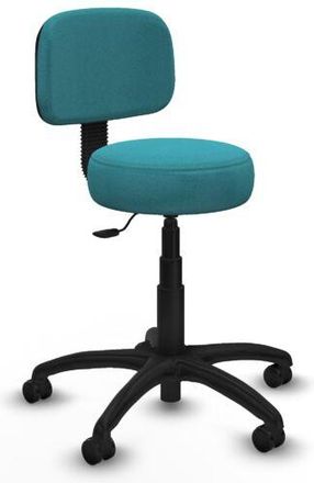 Piqueras y Crespo Piqueras Y Crespo - Silla Llanos Giratorio Bali Turquesa Base Poliamida 600 Ruedas Engomadas 50