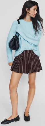Maeve Kiki Printed Pleated Skort