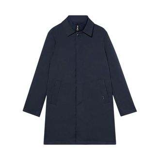 Brooks Brothers Abrigo de Gabardina Repelente al Agua - Coats - Hombre - Azul - 2XL
