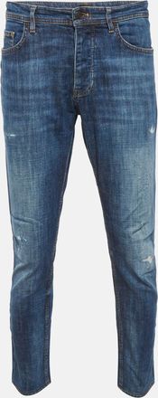 HUGO BOSS Boss By Hugo Boss Navy Blue Denim Taber Tapered Jeans L Waist
