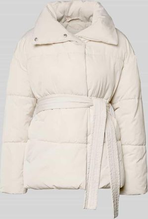 LeGer By Lena Gercke Steppjacke mit Bindeg&uuml;rtel Modell Margitta in Offwhite, Gr&ouml;&szlig;e 34