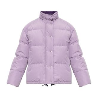 Moncler Verone kort donsjack - Dames - Jassen - Paars - Maat: M Katoen