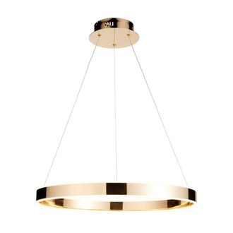 Netlighting Gen Pendant French Gold Finish Frosted Acrylic 1x