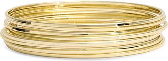 Argento Vivo Bangle Set in Gold at Nordstrom Rack