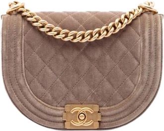 Chanel Pre-owned Boy Messenger Bag - Dames - Vintage Schoudertas - Bruin - ONE Size - Leer - Vintage
