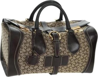 Celine Pre-owned Vintage Canvas Handtas - Dames - Vintage Handtas - Bruin - ONE Size - Vintage