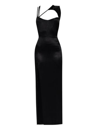 Iro sweetheart-neck dress - Black