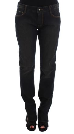 Ermanno Scervino Wash Cotton Boyfriend Womens Jeans