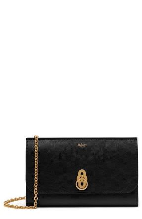 Mulberry Amberley Leather Clutch in Black at Nordstrom