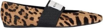 Givenchy Sliced Square Ballerina - Dames - Ballerinas - Bruin - 36 EU - Leer - Schoenen