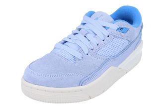 Nike Jordan Flight Court Womens Shoes (FZ9854-400, Hydrogen Blue/Sail/Muslin/University Blue), Hydrogen Blue/Sail/Muslin/University Blue, 5 UK