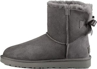 UGG (WMNS) UGG Mini Bailey Bow II Boot Snow boots Grey 1016501-GREY
