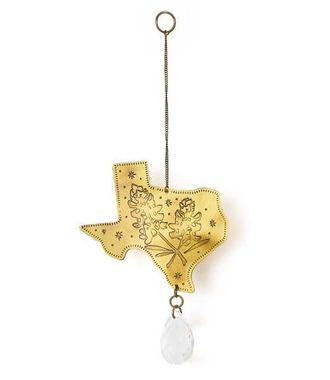 Matr Boomie Texas Bluebonnet Engraved Brass Suncatcher in Gold at Nordstrom