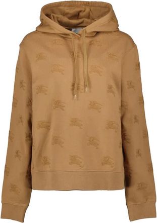 Burberry Stijlvolle Sweatshirts & Hoodies Collectie - Dames - Hoodies - Bruin - S - Hoodies & sweatvesten