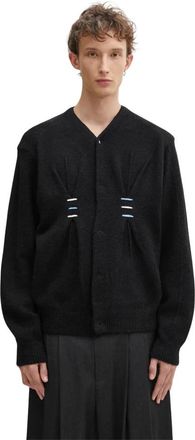 Ader Error Cardigan met knoopdetails - Heren - Vesten - Zwart - M - Wol - Truien & Vesten
