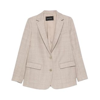 Fabiana Filippi Dames, Jassen, Beige, Maat: M