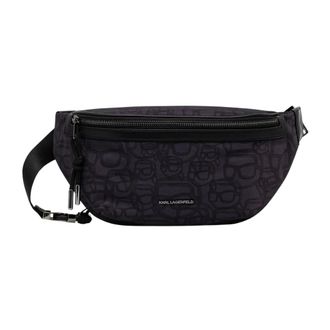 Karl Lagerfeld Tassen, Heren, Blauw, ONE Size, Belt Bags