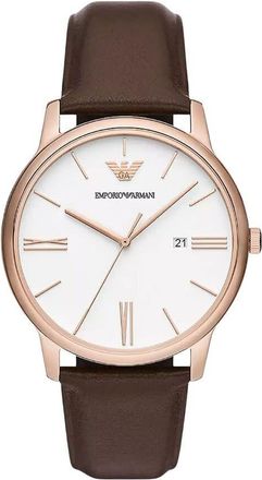 Emporio Armani Minimalist White Dial Mens Watch AR11572