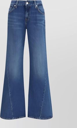 7 For All Mankind wide leg denim flare jeans