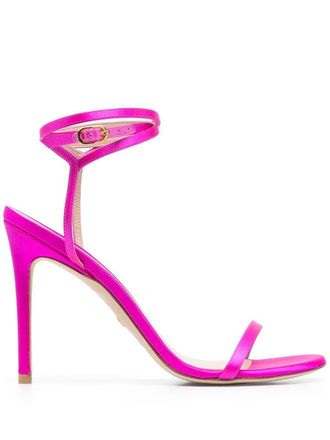Stuart Weitzman Stiletto leren sandalen - Roze