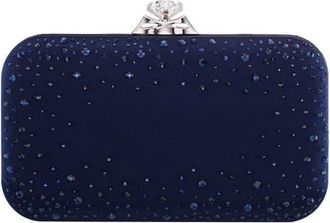 Nina Lindsay Frame Clutch in Navy at Nordstrom