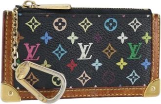 Louis Vuitton Pre-owned Wallets, female, Black, Size: ONE SIZE Pre-owned Canvas Wallet